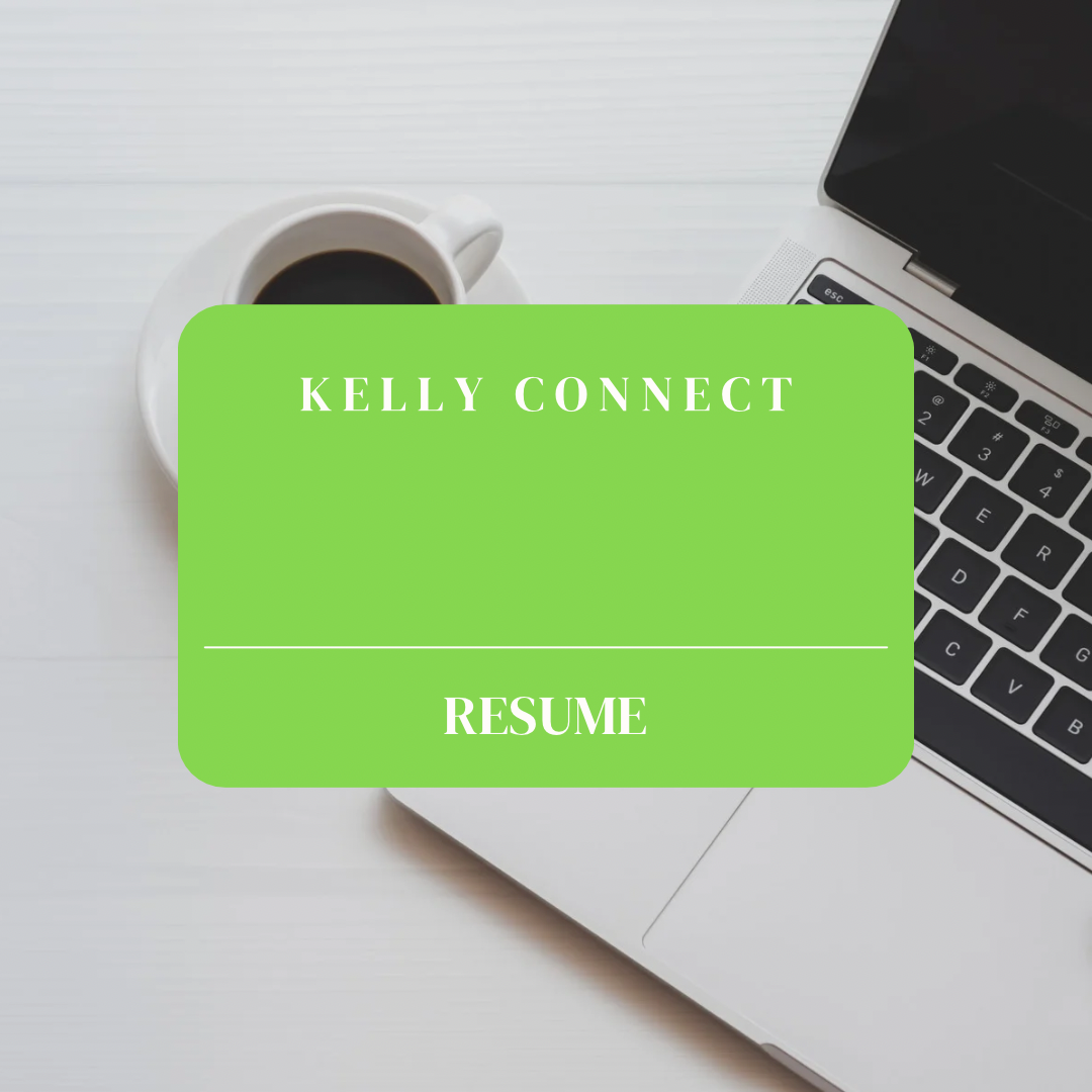 Kelly Connect Resume Template