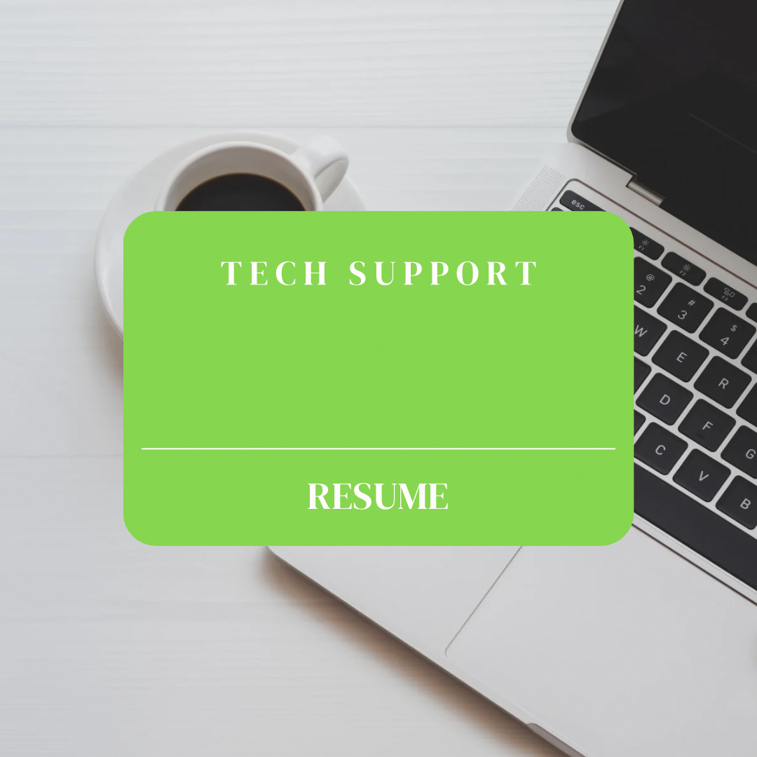 Technical Support Resume Template